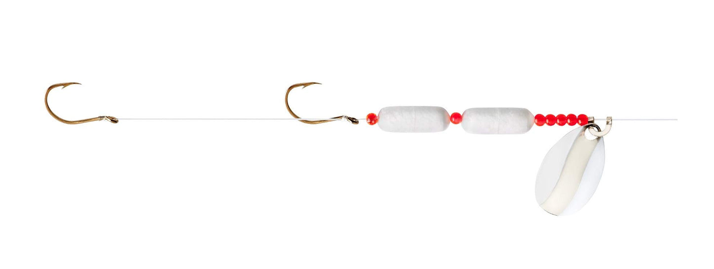 Little Joe Floating Worm Harness Spinner Rig Fishing Lure, Keeps Crawlers in The Strike Zone, 36-Inch Snell