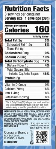 SWISS MISS Milk Chocolate Flavored Hot Cocoa Mix, 38.27 OZ Square Canister