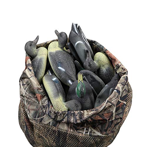 Mesh Decoy Bag for Duck Goose Turkey Waterfowl Hunting with Adjustable Straps