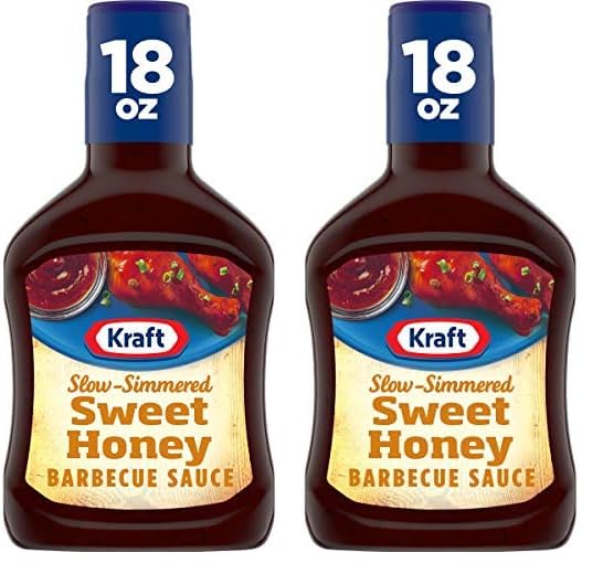 Kraft Sweet Brown Sugar Slow-Simmered Barbecue Sauce, 18 oz Bottle