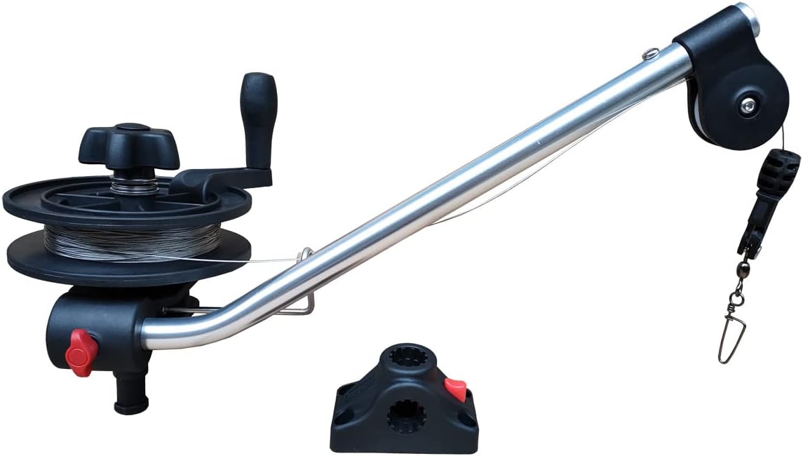 Brocraft Minin Manual Downrigger/Small Boat Easy Catch Lake-Troll Manual Downrigger/Kayak Downrigger
