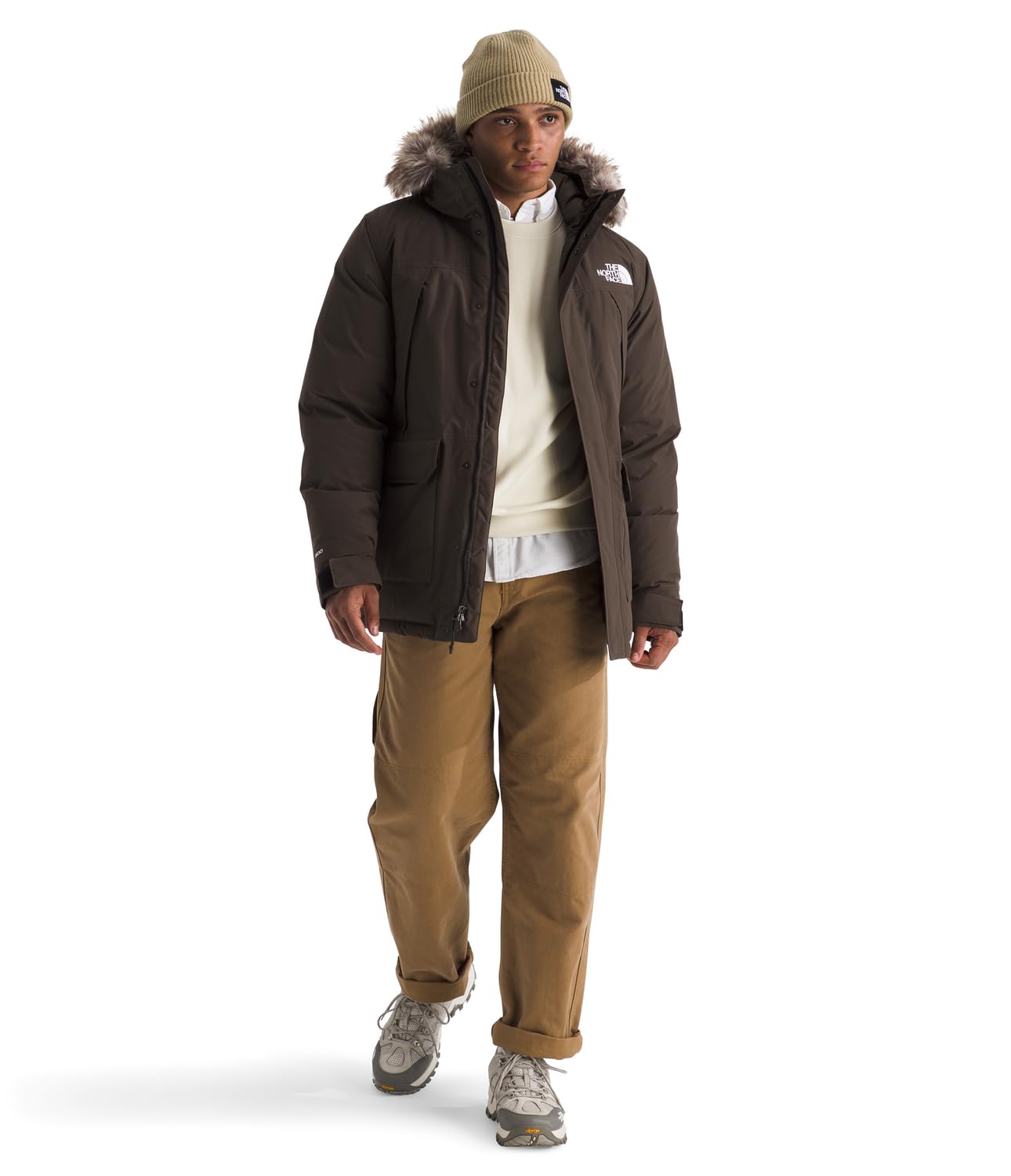 THE NORTH FACE Men's McMurdo Parka | Long Waterproof Winter Jacket With 600 Fill Waterfowl Down Insulation