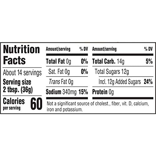 Kraft Sweet Brown Sugar Slow-Simmered Barbecue Sauce, 18 oz Bottle