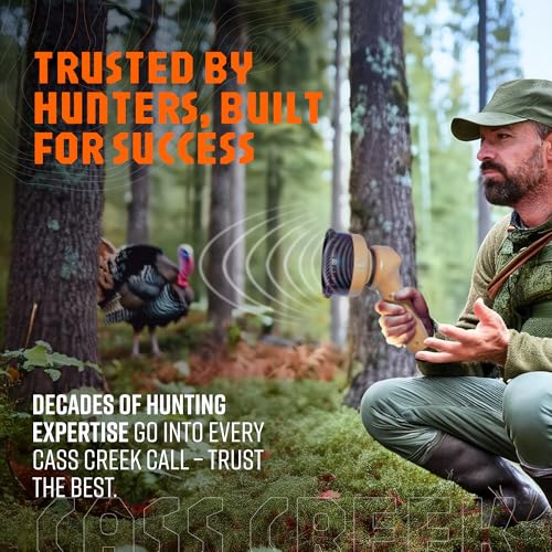 Cass Creek Mega Amp 20X Call, Loudest Handheld Electronic Hunting Caller, 120+ dB Directional Sound, 20 Authentic Calls, Weather-Resistant, Compact and Easy to Carry