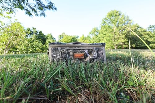 MOJO Triple Threat Predator Decoy & E-Caller – Complete Hunting System with 80 Sounds, Remote Control, Critter Decoy, Rechargeable Battery Compatible, and Durable Design