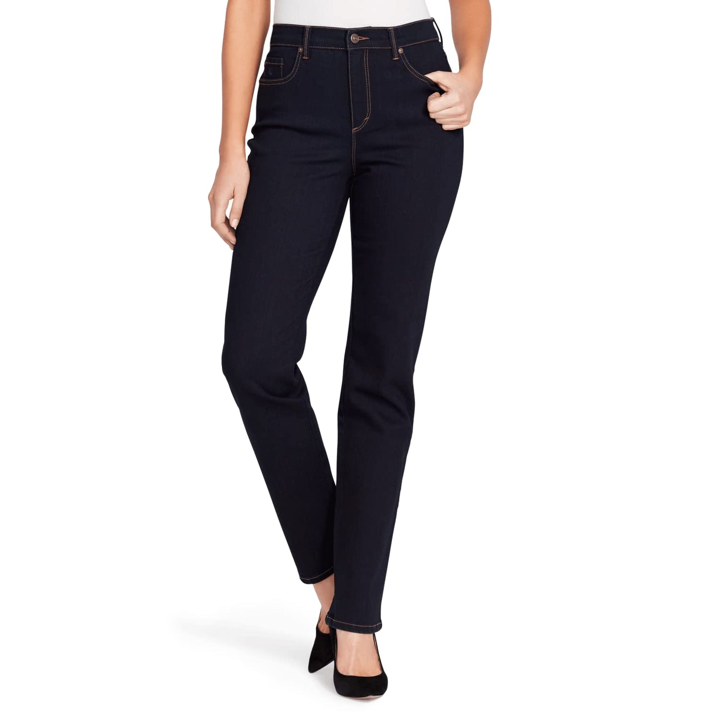 Gloria Vanderbilt Women's Amanda Classic High Rise Tapered Jean