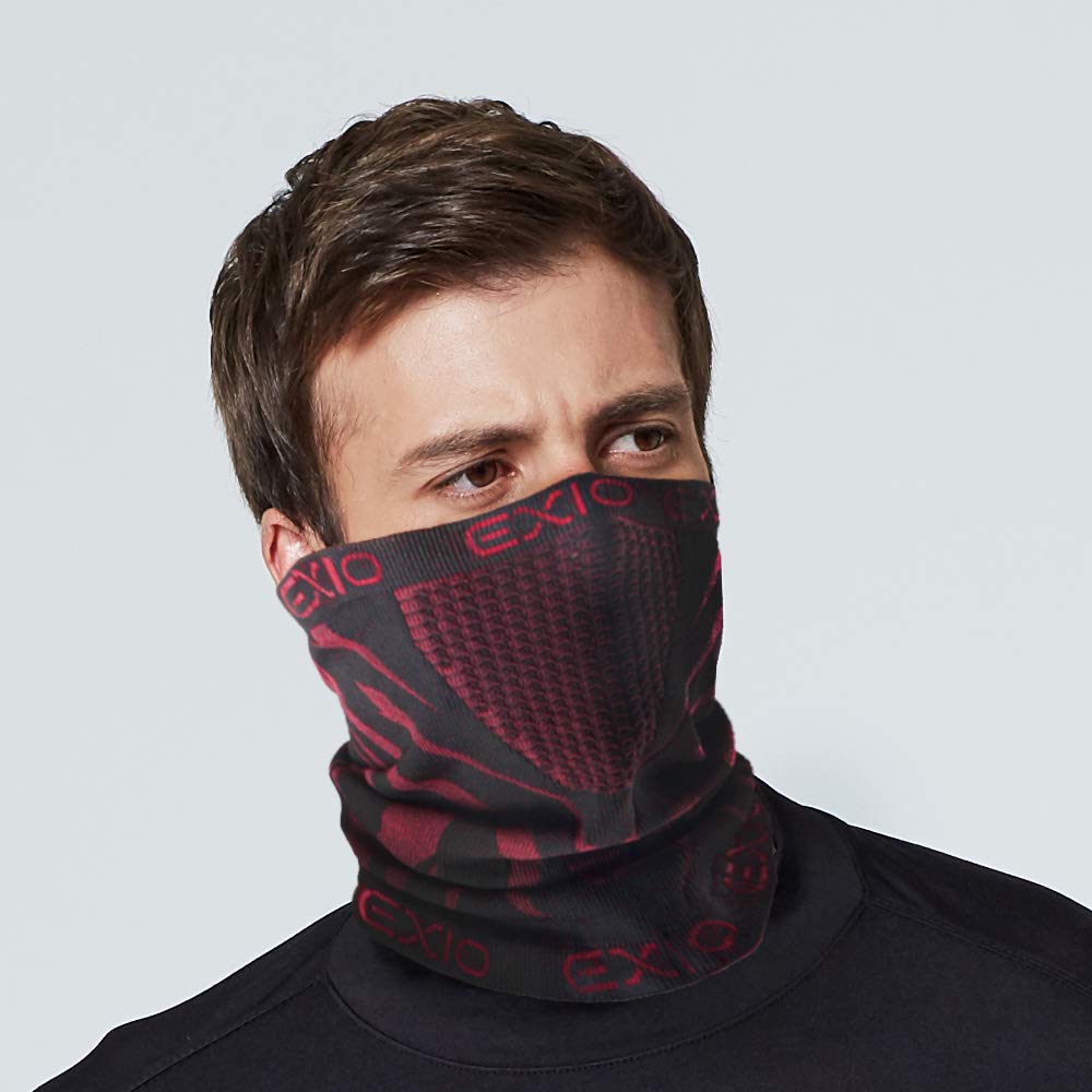 EXIO Winter Neck Warmer Gaiter/Balaclava (1Pack or 2Pack) - Windproof Face Mask for Ski, Snowboard