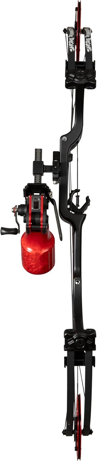 Cajun Bowfishing Shore Runner EVW Bowfishing Bow with Winch Pro Reel