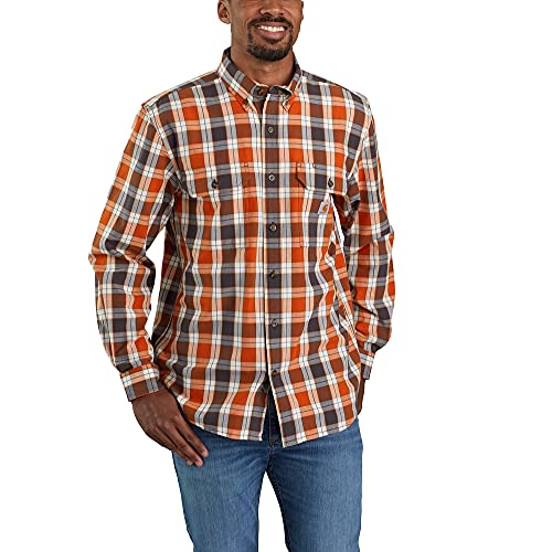Carhartt Men's Loose Fit Midweight Chambray Long-Sleeve Shirt