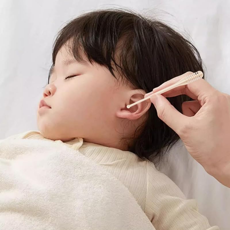 2-in-1 Nasal Hair Cutter, 2025 Upgrade Double Sided Nose Hair Knife, Portable Nostril Hair Remover Tool, 360° Nose Hair Trimme & Ear Picker for Women and Men (#1, 4pcs)