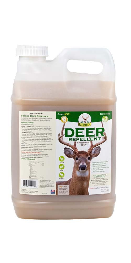 Concentrated Deer Repellent - Bobbex | Deer, Elk, and Moose Deterrent Concentrate (2.5 gal.) YF-43QX-BOCA