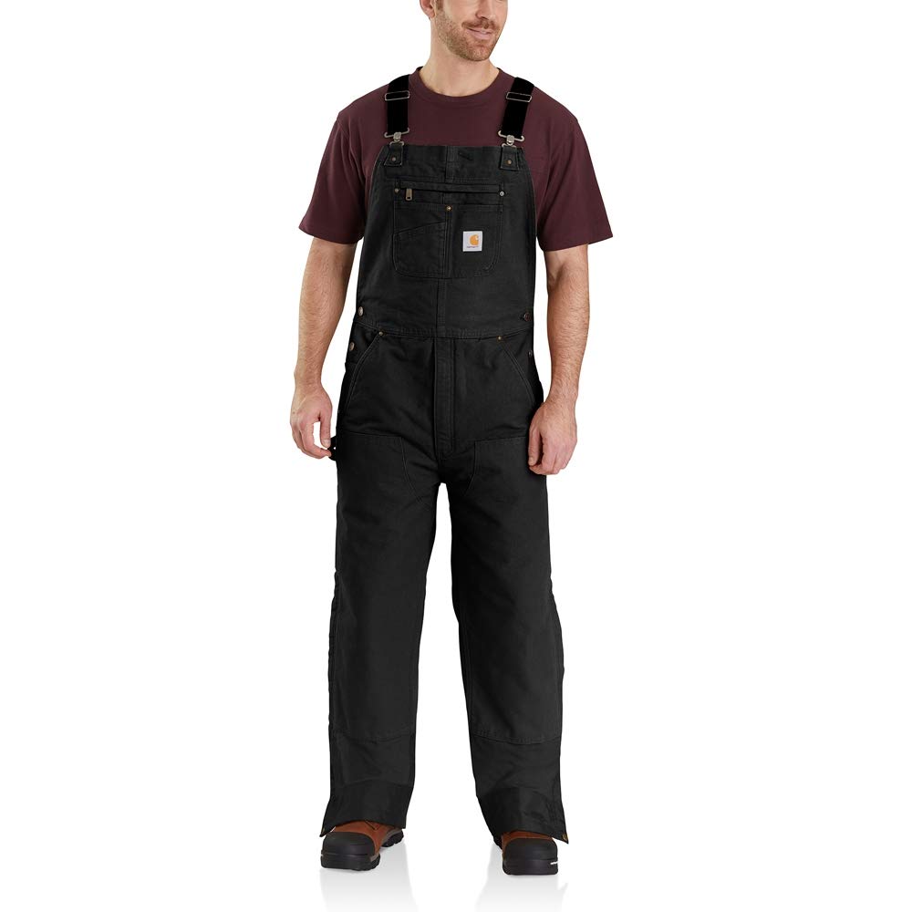 Carhartt Men's Loose Fit Washed Duck Insulated Bib Overall