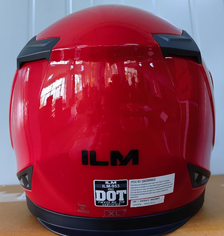 ILM Bluetooth Integrated Modular Flip up Full Face Motorcycle Helmet Sun Shield Mp3 Intercom Model 953/953 PRO