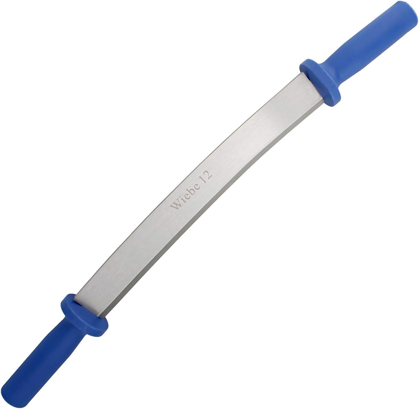 12 Inch Fleshing Knife Hide Tanning Fleshing Tool – Dual Handle Hide Scaping Flesher Tool Leather and Taxidermy Supplies