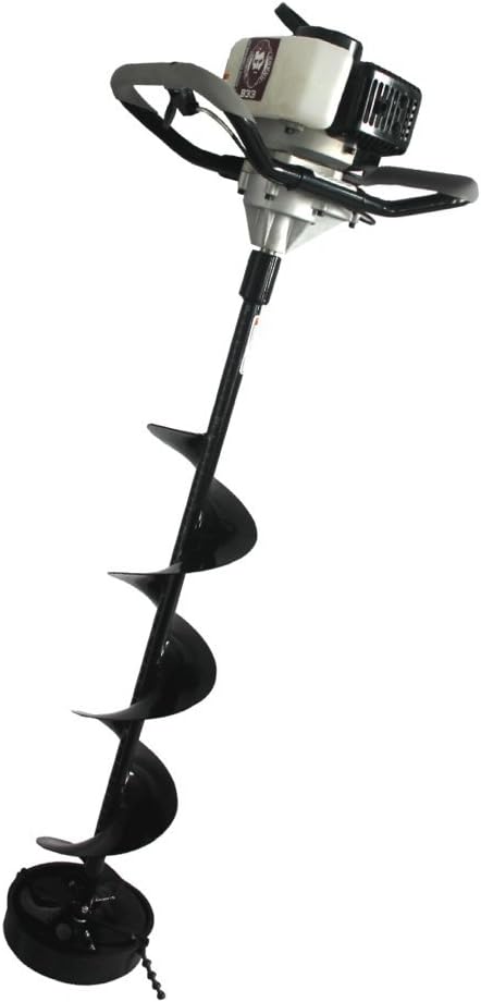 33cc Power Ice Auger and Portable Two Man Shelter Combo