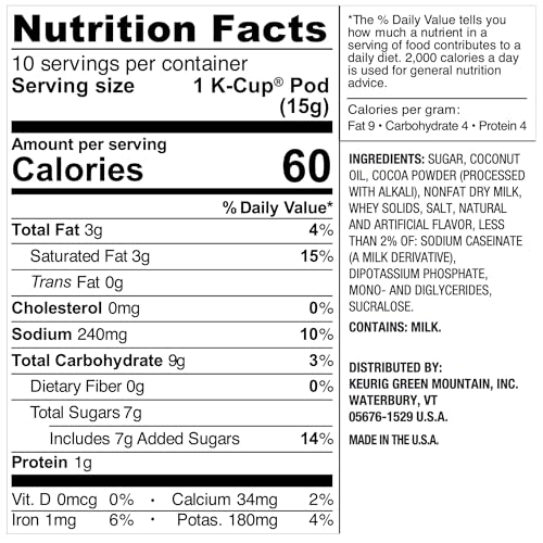 Swiss Miss Milk Chocolate Hot Cocoa, Single-Serve Keurig K-Cup Pods, Hot Chocolate, 44 Count