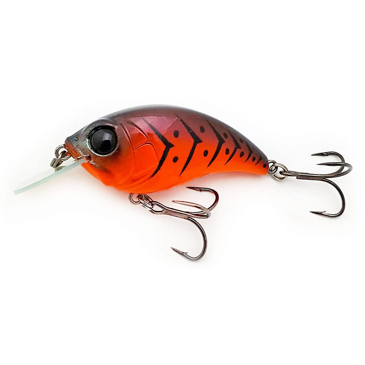BILL LEWIS Lifelike SB-57 3/8 OZ. MDJ Series Squarebill Crankbait Fishing Lure with Mustad Triple Grip Hooks