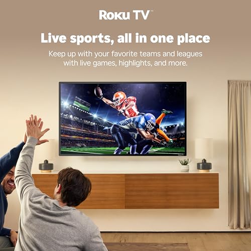 Hisense 32-Inch Class A4 Series HD 720p Smart Roku TV with Alexa Compatibility (32A4HNR) - Dolby Audio, Slim Bezel Design, Google Assistant