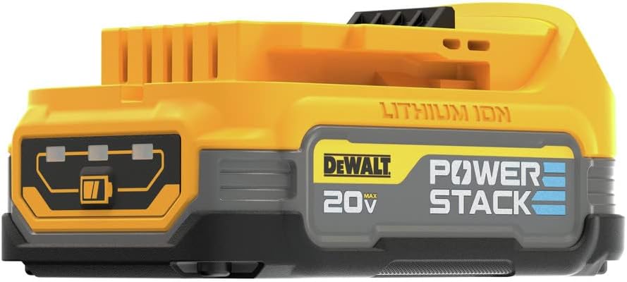 DEWALT 20V MAX POWERSTACK Lithium Ion Battery 2 Pack (DCBP034-2)