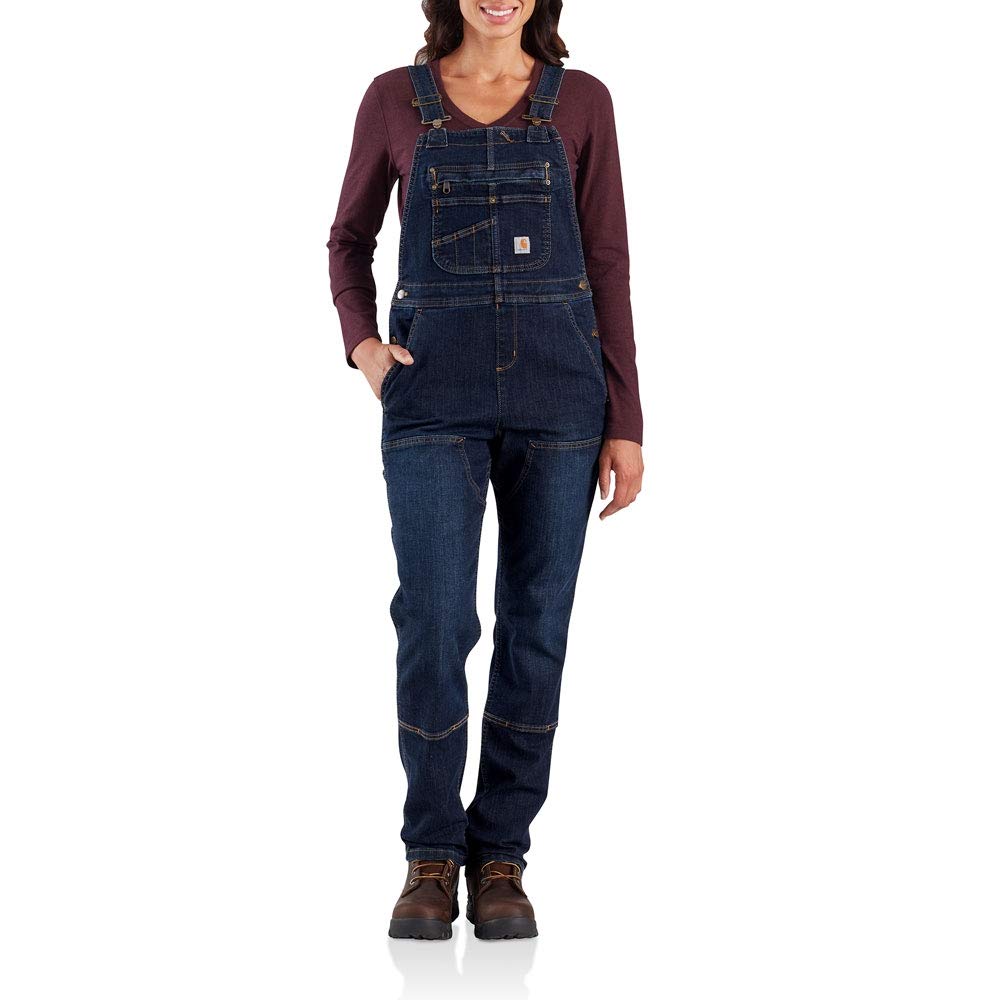 Carhartt Women's Denim Double Front Bib Overalls