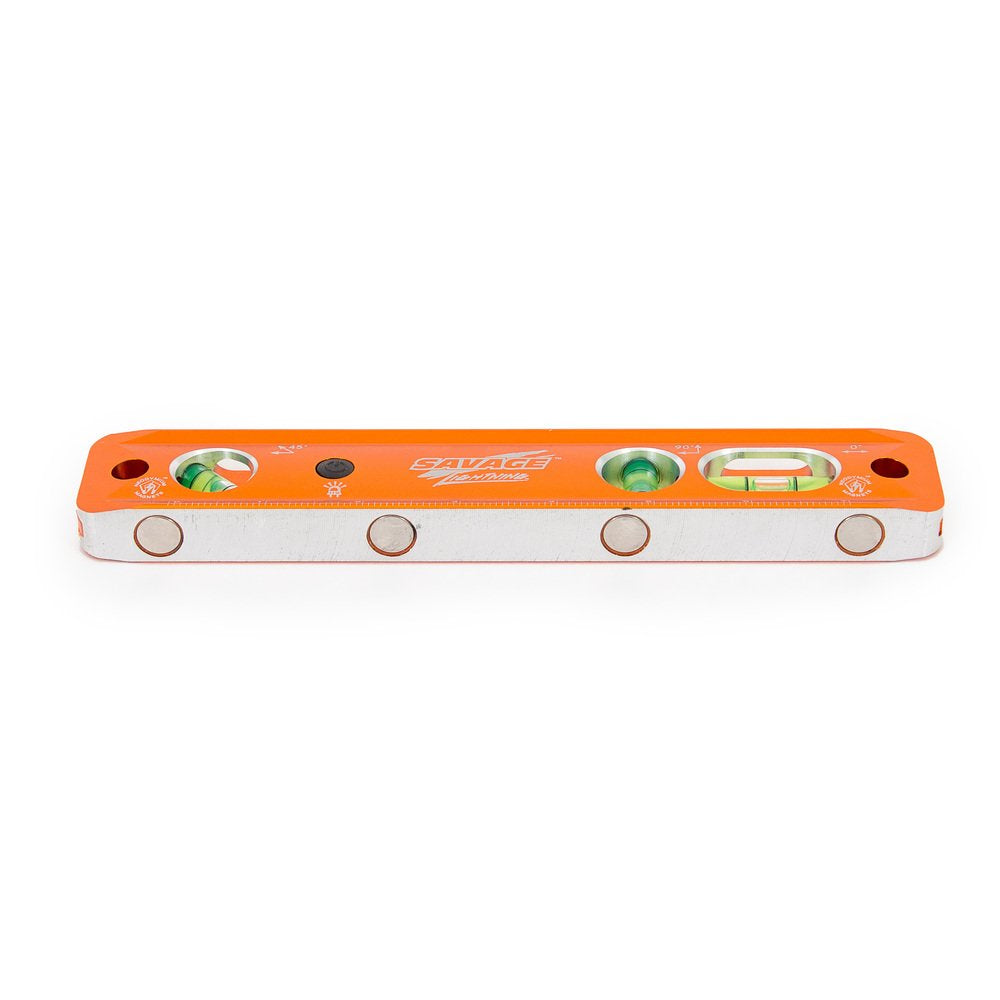 Swanson TL043M 9-Inch Savage Magnetic Torpedo Level, Orange