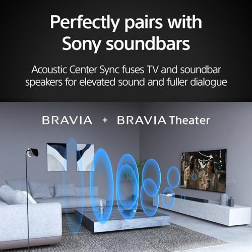 Sony BRAVIA 8 II 65-Inch 4K OLED Smart TV (K-65XR80M2) with BRAVIA Theater Bar 8 11-Speaker Soundbar (HT-A8000) Bundle