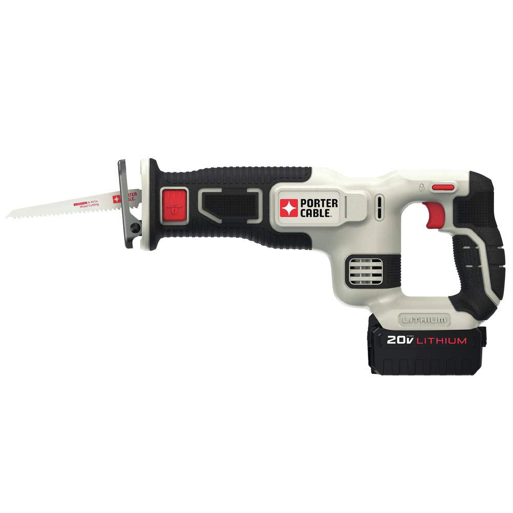 PORTER-CABLE 20V MAX 8-Tool Combo Kit Cordless Drill and Impact Driver, Circular and Reciprocation Saw, Jigsaw, Orbital Sander, Oscillating Tool, Flashlight (PCCK6118)
