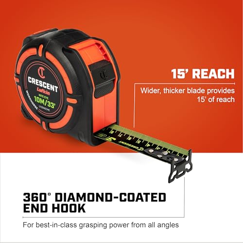 Crescent Lufkin 25 Ft. WORKHORSE NITE EYE Tape Measure | L1125NE