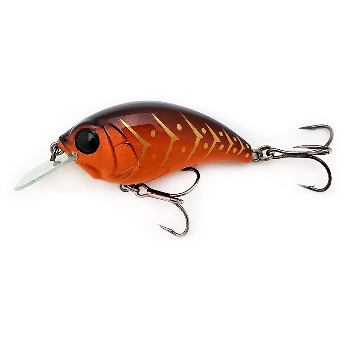 BILL LEWIS Lifelike SB-57 3/8 OZ. MDJ Series Squarebill Crankbait Fishing Lure with Mustad Triple Grip Hooks