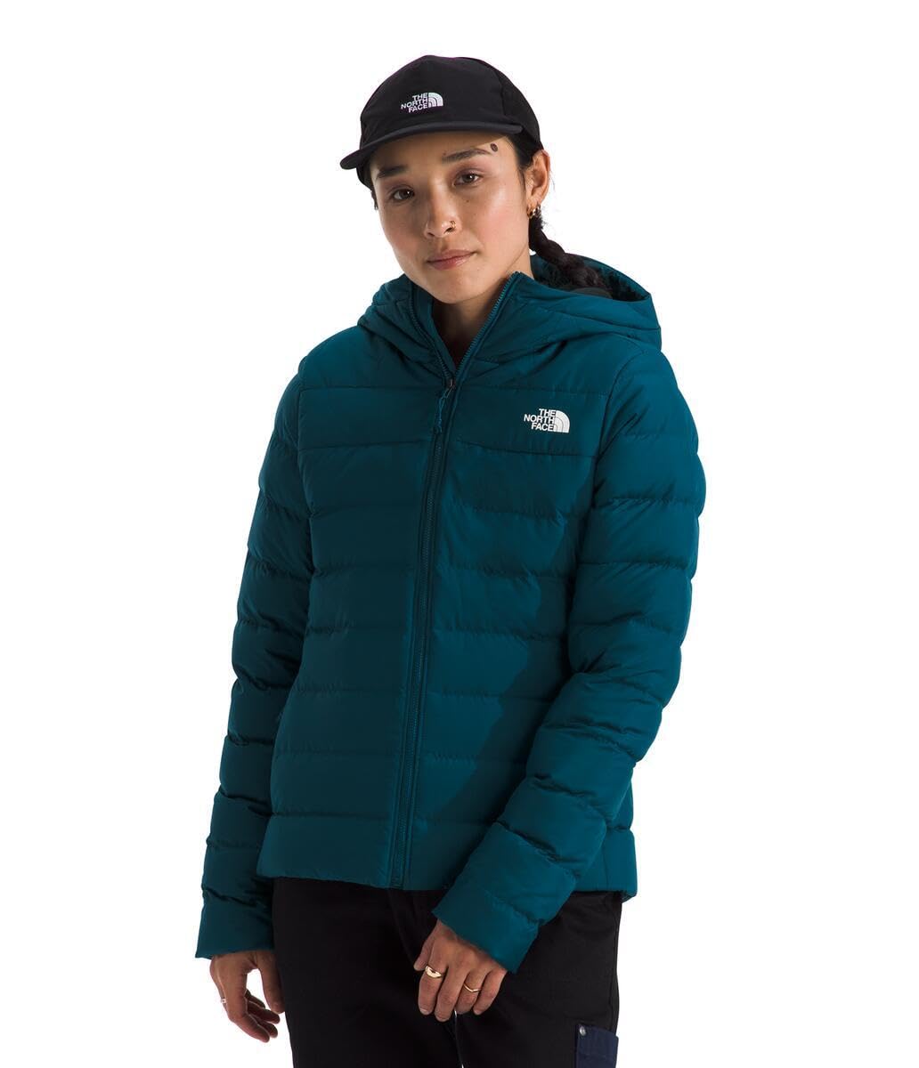 THE NORTH FACE Women's Aconcagua 3 Hooded Jacket | Insulated, Wind & Water Resistant, Attached 3 Piece Hood With Cinch Cord