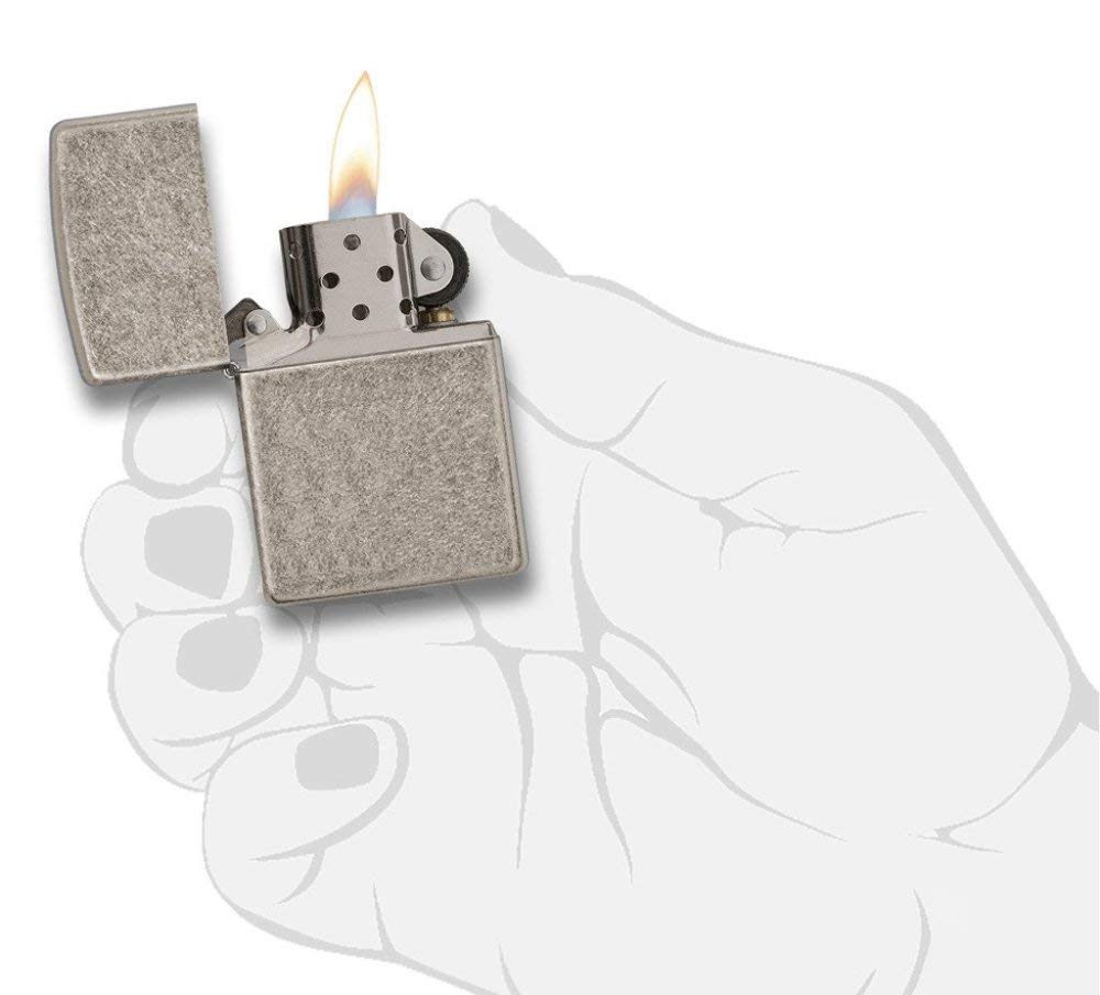 Zippo 200 Classic Brushed Chrome Pocket Lighter