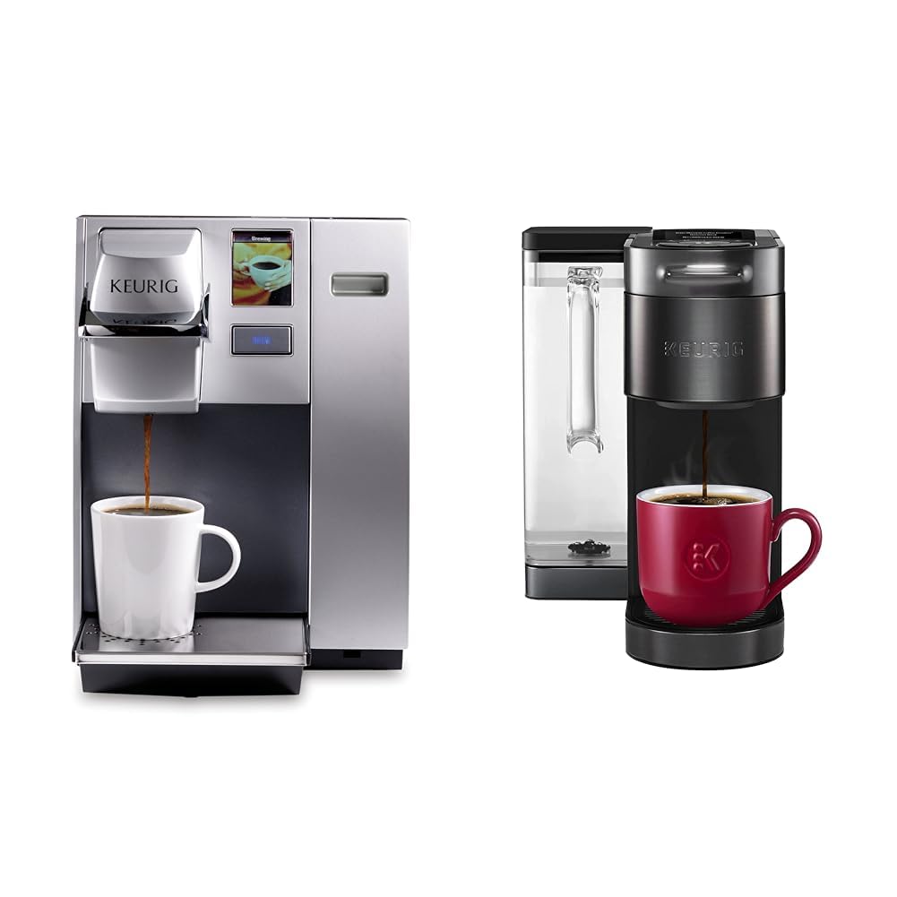 Keurig K155 Office Pro Single Cup Commercial K-Cup Pod Coffee Maker, Silver