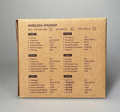 Onforu Portable Bluetooth Speaker for Bike, IP65 Waterproof Mini Outdoor Shower Travel Speakers, Bike Accessories Wireless Bicycle Speaker with Loud Sound for Riding, Ideal Gift