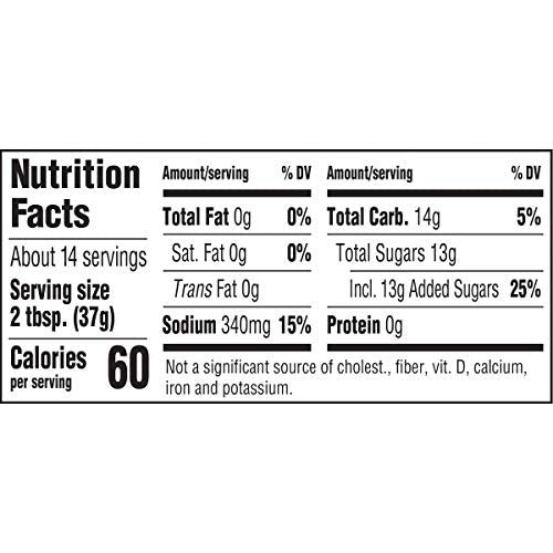 Kraft Sweet Brown Sugar Slow-Simmered Barbecue Sauce, 18 oz Bottle