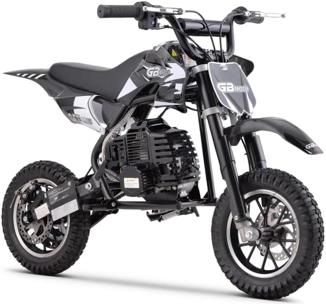 49CC 2-Stroke Gas Power Mini Dirt Bike Dirt Off Road Motorcycle (Red)