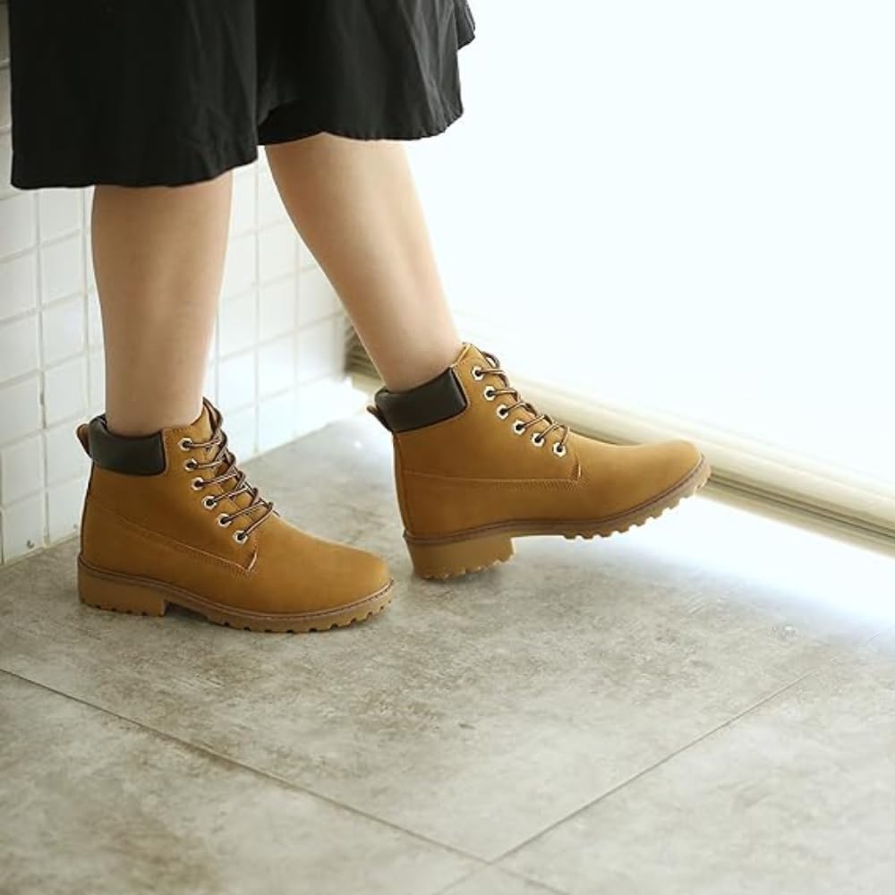 Women's Work Boots Hiking - Waterproof Outdoor Construction Motorcycle Combat