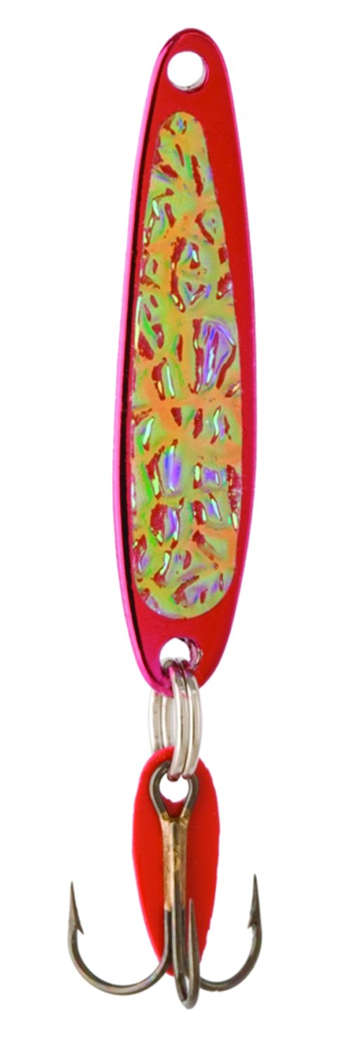 2-1/4-Inch Swedish Pimple Ice Fishing Hook, 1 Piece, White Pearl