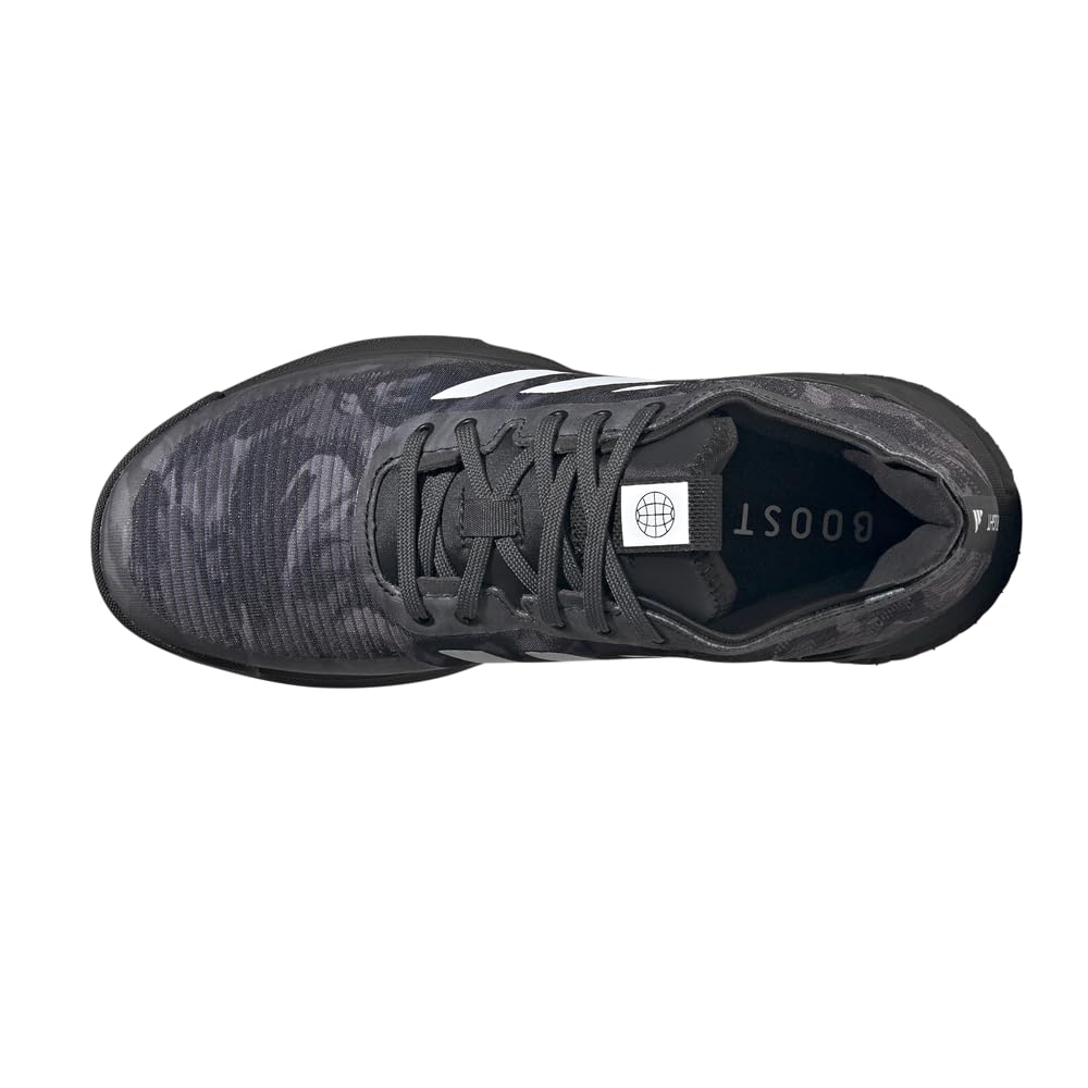 adidas Women's Crazyflight Sneaker, Black/White/Black, 8