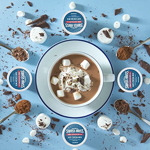 Swiss Miss Milk Chocolate Hot Cocoa, Single-Serve Keurig K-Cup Pods, Hot Chocolate, 44 Count