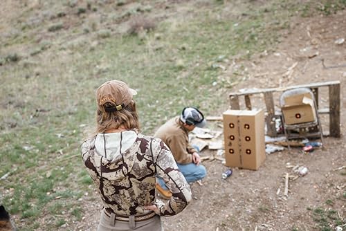 First Lite Women's Kiln Hoody - Merino Wool Midweight Camo Hunting Base Layer