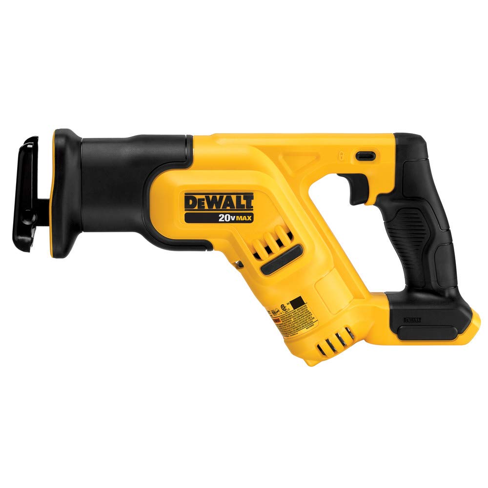 DEWALT 20V MAX Reciprocating Saw, 3,000 Strokes Per Minute, Variable Speed Trigger, Bare Tool Only (DCS380B)