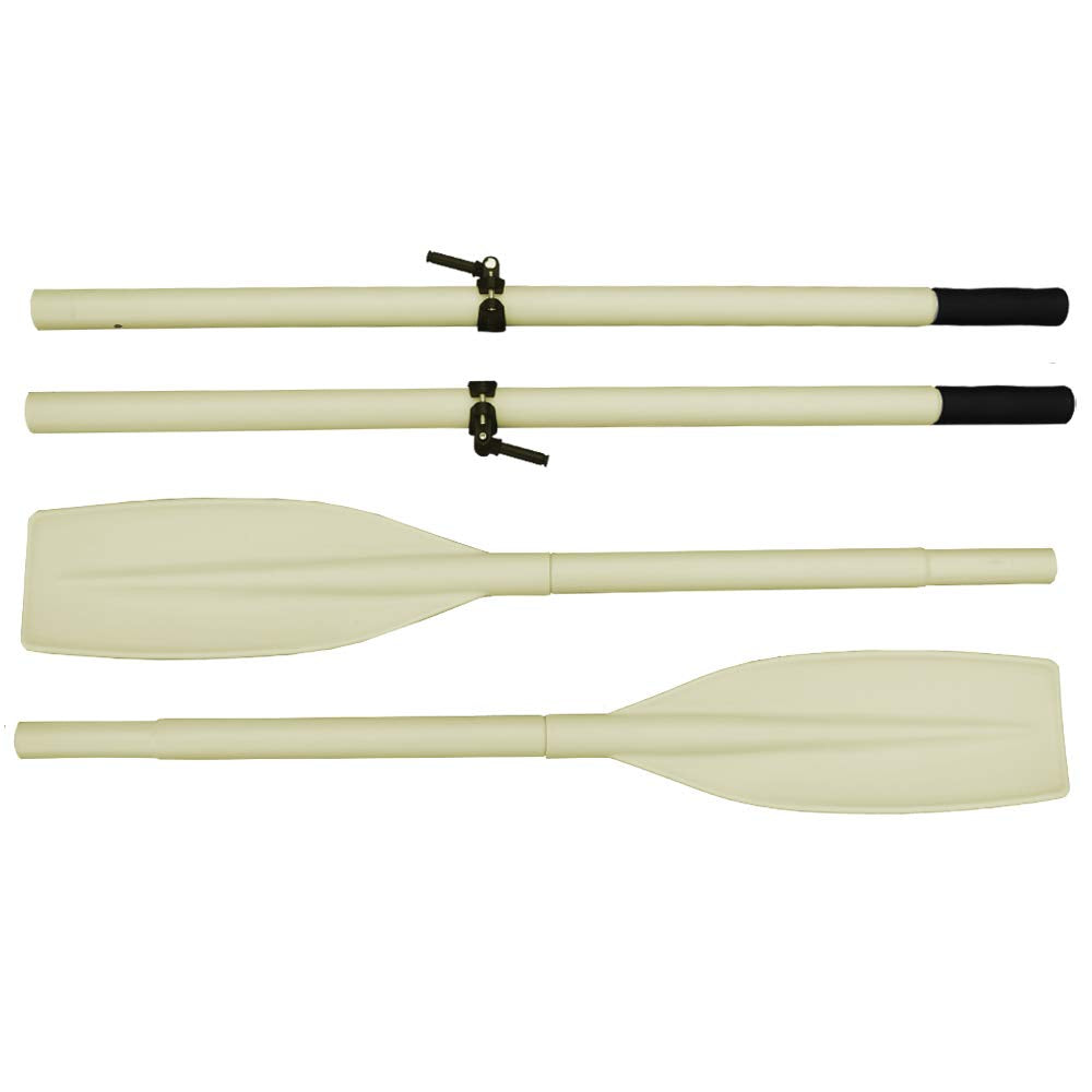 Heavy Duty Aluminum Oars (Split Shaft) with Oar Locks
