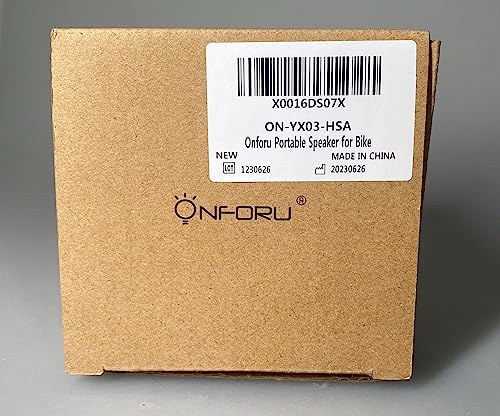 Onforu Portable Bluetooth Speaker for Bike, IP65 Waterproof Mini Outdoor Shower Travel Speakers, Bike Accessories Wireless Bicycle Speaker with Loud Sound for Riding, Ideal Gift