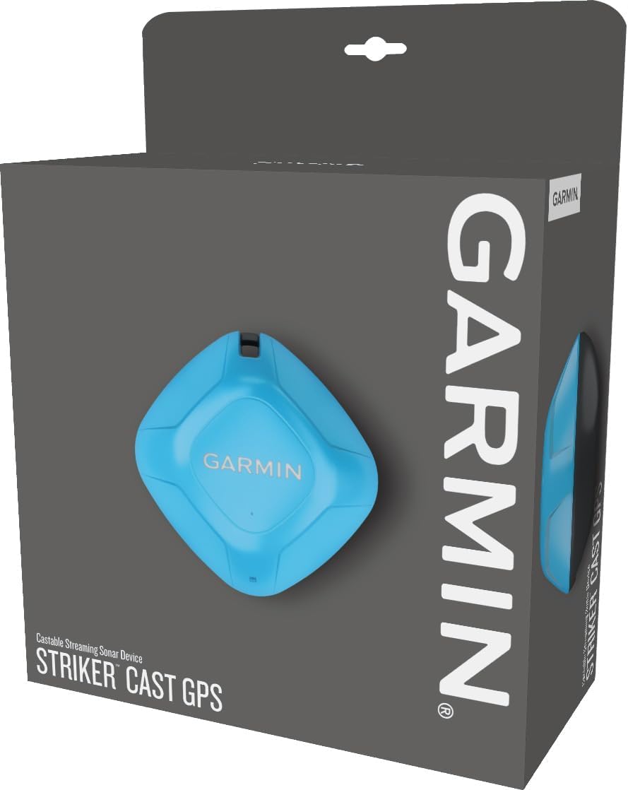 Garmin Striker Cast, Castable Sonar, Pair with Mobile Device and Cast from Anywhere, Reel in to Locate and Display Fish on Smartphone or Tablet (010-02246-00)