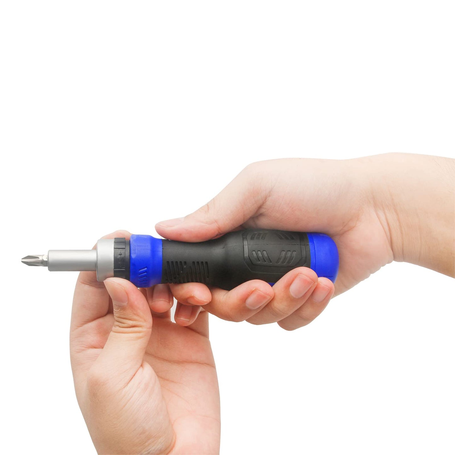SHARDEN Multi Screwdriver 13-in-1 Screw Driver Adjustable Screwdriver Set Multitool All in One with Torx Security, Flat Head, Phillips, Hex, Square and 1/4 Nut Driver