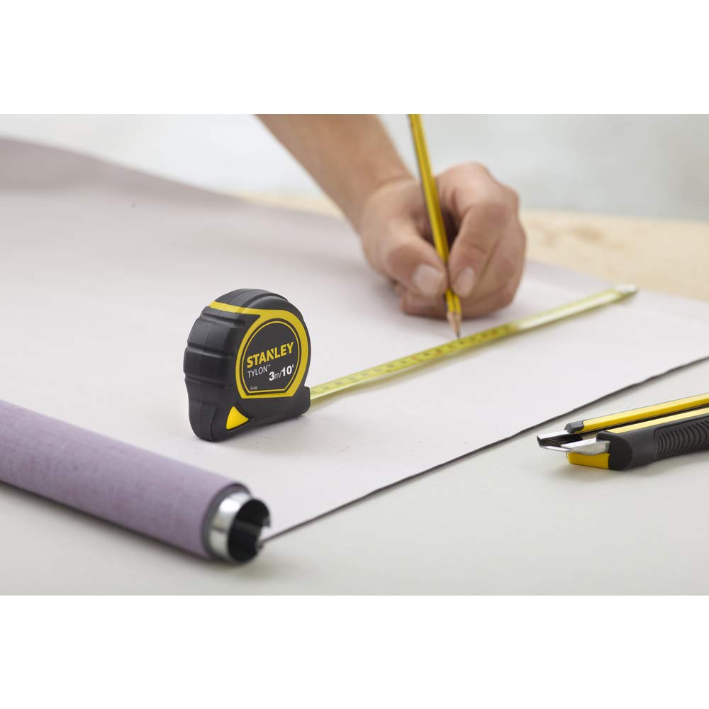 Stanley Tools FatMax 33-740 40-Foot Tape Rule with BladeArmor Coating,black; Yellow