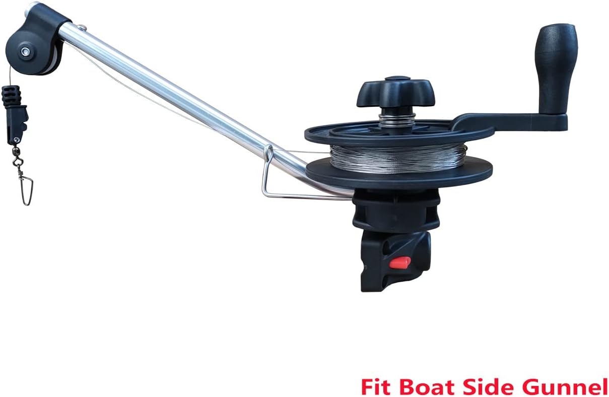 Brocraft Minin Manual Downrigger/Small Boat Easy Catch Lake-Troll Manual Downrigger/Kayak Downrigger