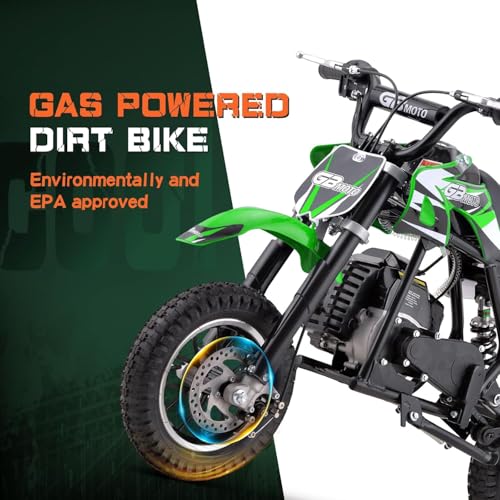 49CC 2-Stroke Gas Power Mini Dirt Bike Dirt Off Road Motorcycle (Red)