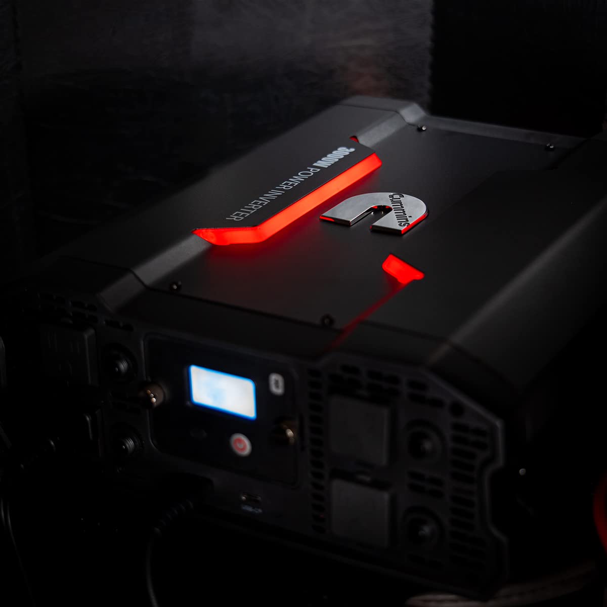 Cummins 5000 Watts Inverter Modified Sine Wave Truck Inverter 12 Volts to 110 Volts Four AC Outlets Two USB Ports (Plus Cable Kit)- CMN5000W - Inverters for Vehicles, Van Life, Camping