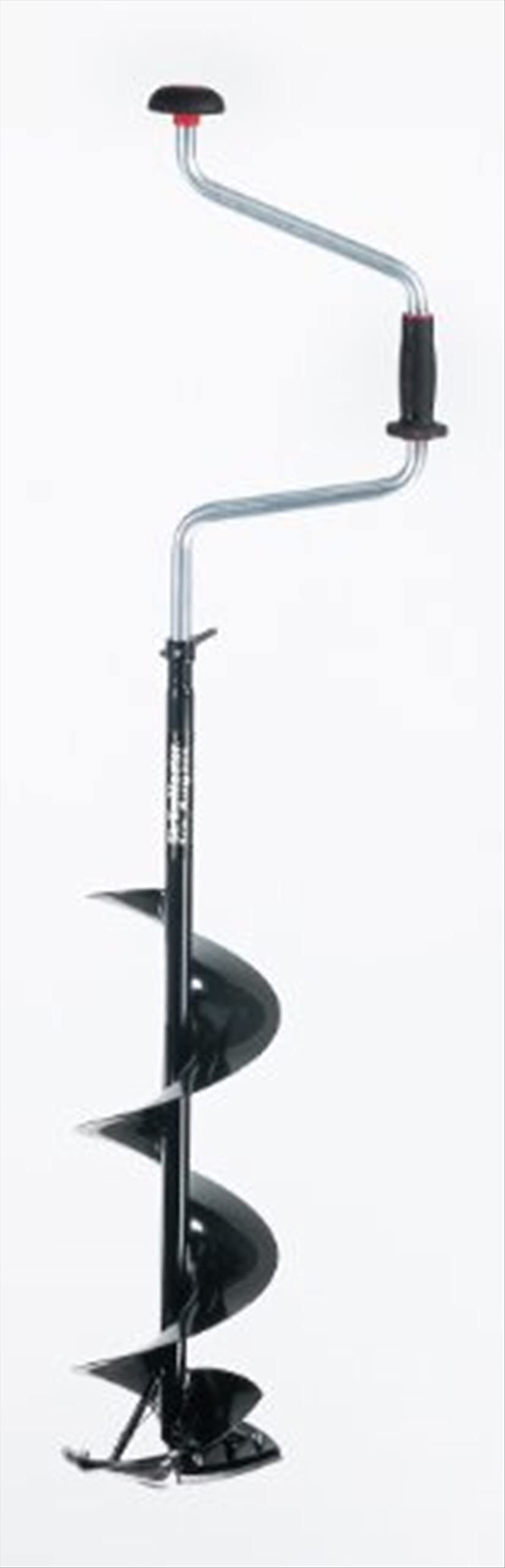 StrikeMaster Lazer 2-Piece Hand Auger, Lightweight Ice Auger with Precision Stainless Steel Blades and Adjustable Handle